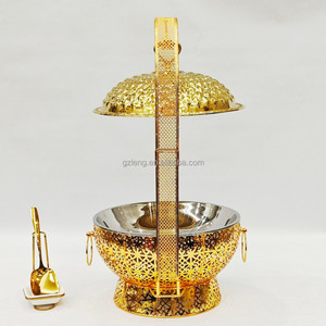 Recipiente para Calentar Comida de Acero Inoxidable de Lujo de 8L para Hoteles y Servicios de Catering, para <span class=keywords><strong>Buffets</strong></span> y Eventos Corporativos, Nuevo Diseño, Juego de Recipientes para Buffet - Product Image 3
