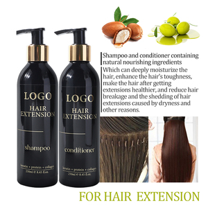 Extension per capelli parrucca cura <span class=keywords><strong>shampoo</strong></span> <span class=keywords><strong>e</strong></span> balsamo produttore logo personalizzato <span class=keywords><strong>idratante</strong></span> Detangles <span class=keywords><strong>e</strong></span> reintegra la nutrizione brillare - Product Image 2
