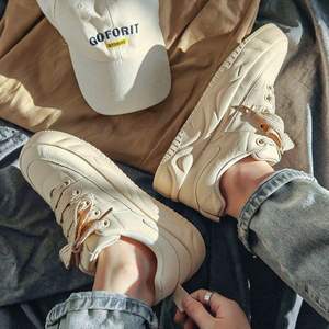 New Men Retro Low Top Casual Sneakers, Thick Sole <b>Height</b> <b>Increasing</b> German Trainer Style Board <b>Shoes</b> for Daily Wear - Product Image 3