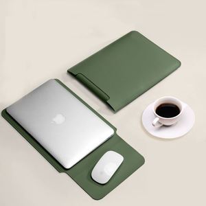 Design Factory Price 3-in-1 <b>Laptop</b> Bag Stand Mouse Pad 11-16 Inches PU Leather Notebook Cover <b>Laptop</b> <b>Sleeve</b> Case Handmade - Product Image 3