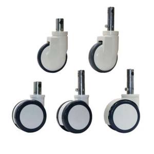 Medizinisches Schwenkbares PU-Lenkrolle 6 Zoll Doppelräder Zentralverriegelung für Krankenhausbetten Rollen - Product Image 6