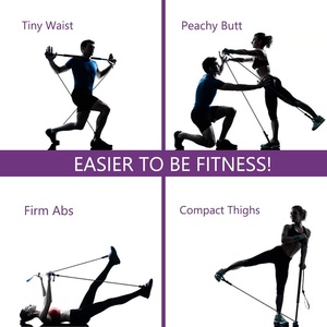 Casa Fitness cuerpo Fitness nada de tonificación muscular Bar logotipo personalizado Pilates Bar <span class=keywords><strong>Kit</strong></span> - Product Image 5