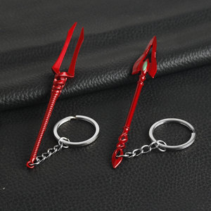 Nouveaux modèles de porte-clés en métal en forme d'épée, artisanat en métal Longinus, accessoires d'autodéfense, pendentif - Product Image 3