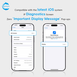 STAROZON Écrans LCD de remplacement pour iPhone 17 Air Pro Max – Diagnostic des écrans de téléphone sans messages d'erreur de pièce inconnue - Product Image 5