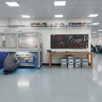 Machine à plier semi-automatique PLC haute précision 380V pour boîtes en carton, équipement de pliage pour ligne d'emballage