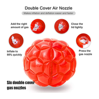 Ballon Zorb Gonflable Unisexe en PVC pour Adultes et Enfants, Tenue de Sport de Football, Ballon de Plage Gonflable, Jouet d'Extérieur