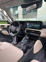 Écran de navigation GPS Android 15 de 12,3 pouces avec aide au recul et Android Auto pour Prado 2023-2025, commande au volant, mains libres