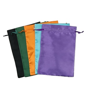 Sac de rangement personnalisable en satin avec cordon de serrage pour perruques, sous-vêtements, chaussures, sacs anti-poussière, sac cadeau avec ruban - Product Image 1