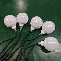 Lampu LED E27 95mm Pengubah Warna RGB DMX Pixel Lampu LED untuk Pernikahan Klub Lampu Natal LED