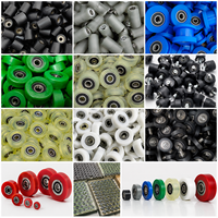 Assemblages de rouleaux guides en plastique avec roulements à billes de précision intégrés pour les machines d'étiquetage et de scellage des emballages