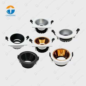 <span class=keywords><strong>3</strong></span> Inch Downlight Nhà Ở 2 AR111 Chìm Ánh Sáng Đen Trắng <span class=keywords><strong>GU10</strong></span> Phù Hợp - Product Image 1