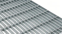 Matériaux de construction en gros : Grille de sol en acier, Grille de drainage en acier à bandes