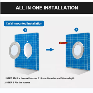 18W Ultra sottile luce per piscina LED IP68 Smart Phone Slim Flat App Wifi RGB telecomando inround lampadina per lampada subacquea - Product Image 3