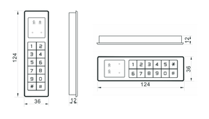 2023 Akada Thông Minh Kỹ Thuật Số Điện Tử Thông Minh Tủ Khóa Rfiel Mật Khẩu Bàn Phím Số Tủ Cam Khóa Kỹ Thuật Số Tủ Khóa - Product Image 3