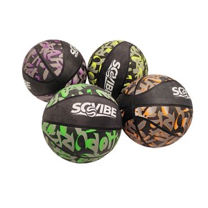 Ballon de basket professionnel en caoutchouc pour entraînement en intérieur et en extérieur avec surface antidérapante pour les jeunes et les adultes - Product Image 6