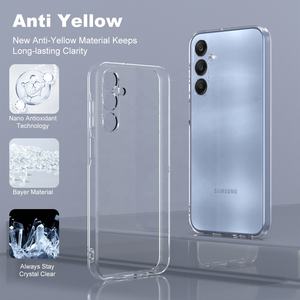 Housse de téléphone portable transparente transparente pour Samsung Galaxy A25 F55 A27, épaisseur 2.0mm - Product Image 6