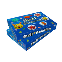 Kit de Peinture sur Coquillages pour Enfants – Ensemble Créatif DIY avec Coquillages, Peintures, Paillettes, Colle et Autocollants – Jouet Artistique Fait Main pour Enfants, Cadeau ou Faveur de Fête