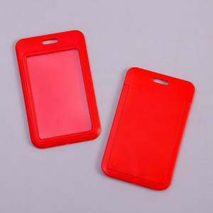 Custom Promotional ABS Plastic Card Holder with Sliding <b>Cover</b> and UV Printing-for Employee ID & Student <b>Badges</b> - Product Image 3