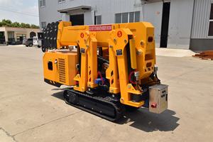 Mesin pengangkat derek warna kustom Spider Crane kapasitas beban 3ton daya ganda dengan CE - Product Image 3