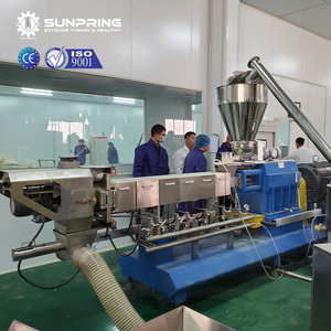Machine à fabriquer des snacks de maïs SunPring, machine extrudeuse double de qualité supérieure, ligne de production de cornets de maïs soufflé - Product Image 3