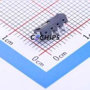 K3-1286D-F2 Slide Switch Through hole Component (THT) Switch Single Pole Double Throw Rectangle Pin Header PC Pin 8.8mm - Product Image 2