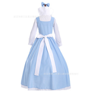 Disfraz de Cosplay de la Bella de la Película La Bella y la Bestia, Ropa de Anime Noche Estrellada, Tallas S-XXL, Poliéster - Product Image 2