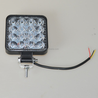 85mm 9-30V 3 fils 2 modèles stroboscope 4x4 accessoires Slim Spot 16LED 3030 48W DRL conduite antibrouillard hors route SUV LED lumière de travail
