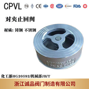 Válvula de Retención Tipo Wafer H71W-16, Unidireccional, de Acero Inoxidable/304/316L, para Medios Ácidos y Aceites - Product Image 4