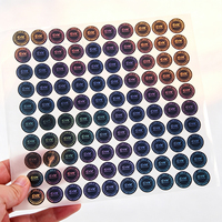 Étiquette de sécurité holographique laser personnalisée, imperméable, avec couleur et logo sur mesure pour l'authentification des produits électroniques