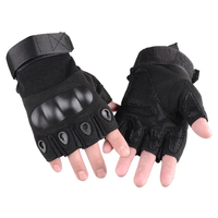 Gants tactiques courts de haute qualité pour hommes et femmes, sans doigts, pour l'entraînement et la musculation