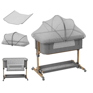 <span class=keywords><strong>Cuna</strong></span> <span class=keywords><strong>de</strong></span> Metal para Bebés Recién Nacidos, con Juego <span class=keywords><strong>de</strong></span> Almohada y Manta - Product Image 3