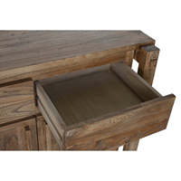 TABLE DE BUFFET EN BOIS D'ORME RECYCLÉ HAUTEUR 90 LARGEUR 183 PROFONDEUR 57