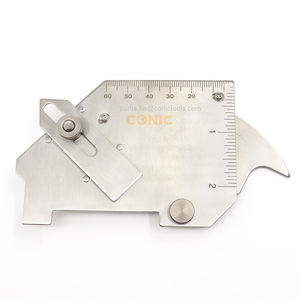 MG-8 Groove Tipo Bridge Cam <span class=keywords><strong>Gauge</strong></span> Réguas De Aço Inoxidável Inspeção WELD Soldagem Seam <span class=keywords><strong>Gauge</strong></span> Soldagem Medidor - Product Image 3