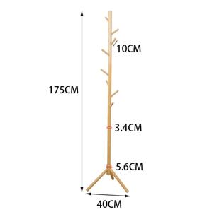 ชั้นวางเสื้ออิสระพร้อมตะขอ8อันและ<span class=keywords><strong>ต้นไม้</strong></span>ขนาดปรับได้<span class=keywords><strong>3</strong></span>ขนาดสำหรับห้องนอนห้องโถงสำนักงานสำหรับหมวกเสื้อโค้ทกระเป๋าถือ - Product Image 2