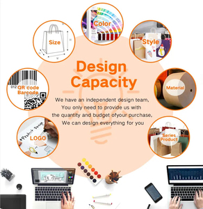 Túi giấy kraft thân thiện với môi trường có thể tái chế với bông xử lý Logo tùy chỉnh và in flexo để quảng bá thực phẩm và sử dụng thủ công - Product Image 5