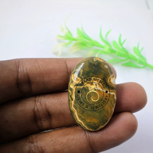 Alta calidad Natural amatista océano jaspe cabujón corte ovalado piedras preciosas sueltas para la fabricación de joyas suministro al por mayor - Product Image 2