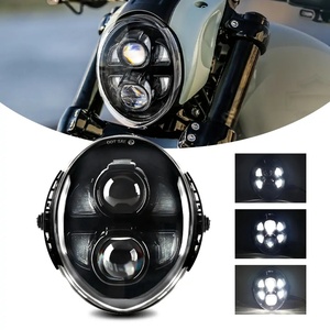 Faro Anteriore a LED per Harley Breakout, Luce Anteriore con Abbaglianti e Anabbaglianti per Harley <span class=keywords><strong>Davidson</strong></span> VRSCAW <span class=keywords><strong>V</strong></span>-<span class=keywords><strong>Rod</strong></span> 2002-2017 - Product Image 2