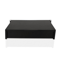 Armoire de serveur 19 pouces 2U 3U 4U, armoire réseau, boîtier de montage en rack, tiroir coulissant profond verrouillable avec clé en stock, acier SPCC