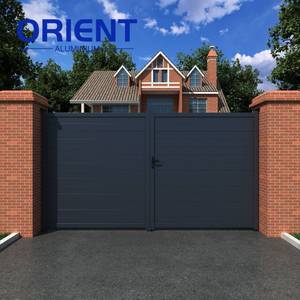 Paneles de aluminio <span class=keywords><strong>para</strong></span> puertas de garaje Side Swing Right Mejor precio Puerta de aluminio deslizante de alta calidad - Product Image 6