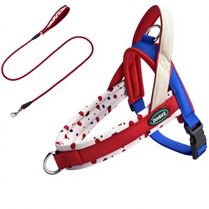 สายรัดอกสุนัขแบบมีเบาะลายตารางทันสมัย น้ำหนักเบา เหมาะสำหรับเดินเล่นกลางแจ้ง - Product Image 5