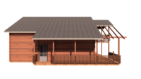 Maison préfabriquée en bois à 2 étages avec 4 chambres, design moderne, garantie de 3 ans, pour usage hôtelier et application en villa