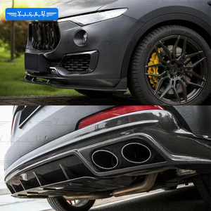 YICKU Kit carrozzeria PK Top Ranking per Maserati Levante in fibra di carbonio Body Kit zigolo anteriore Tuyere diffusore posteriore alettone <span class=keywords><strong>superiore</strong></span> <span class=keywords><strong>2016</strong></span> + - Product Image 4