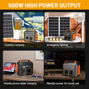 Station d'<span class=keywords><strong>alimentation</strong></span> solaire <span class=keywords><strong>de</strong></span> camping avec batterie LiFePO4 et onduleur à onde fixe - Générateur portable pour l'extérieur - Product Image 4