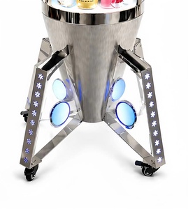 Présentoir à champagne LED en forme de fusée, support lumineux pour vin pour bars et boîtes de nuit VIP - Product Image 4