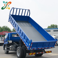 Camion benne léger JAC 4x2 d'occasion avec moteur Weichai, direction à gauche, boîte diesel