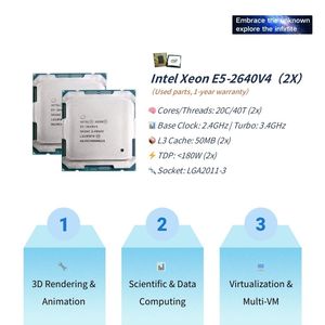 PANDL NUEVO <span class=keywords><strong>DDR4</strong></span> C612 Chipset Placa base Kit de PC de escritorio Dual Xeon E5 2640 V4 Combo 2640v4 X99 Placa base Dual <span class=keywords><strong>Cpu</strong></span> - Product Image 2