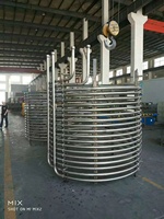 Pièces d'échangeur de chaleur Utubes de tube de bobine de tuyau de bobine de titane utilisées pour l'évaporateur d'échangeur de chaleur de tube et de coquille