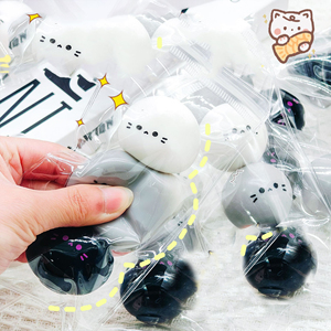 Appealing Mini Kitten Tangyuan TPR Squishy <b>Ball</b> Toy Stress Relief Gift for Kids Adults Relaxing Wholesale <b>Squeeze</b> Toy Gift - Product Image 2