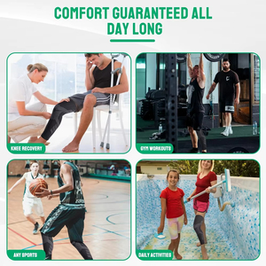 UV Full Long Leg Compression Sleeves Knee <strong>Brace</strong> Support for Running Basketball Cycling Workout Sports for Men and Women - Product Image 6