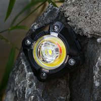 Lampu Kepala LED Ringan 48.5g dengan Sensor Gerak dan Baterai Isi Ulang untuk Hiking